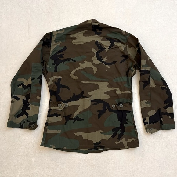 Vintage Military Woodland Combat Camo Coat - Picture 5 of 8